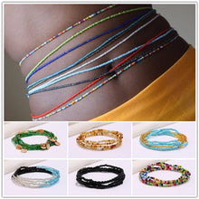 Bohemia Elastic Waist Belly Chain African Belly Chain Waist Beads Body Chain Women Girls Body Summer Boho Jewelry Accessories